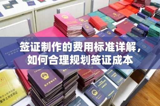 富阳签证制作的费用标准详解，如何合理规划签证成本